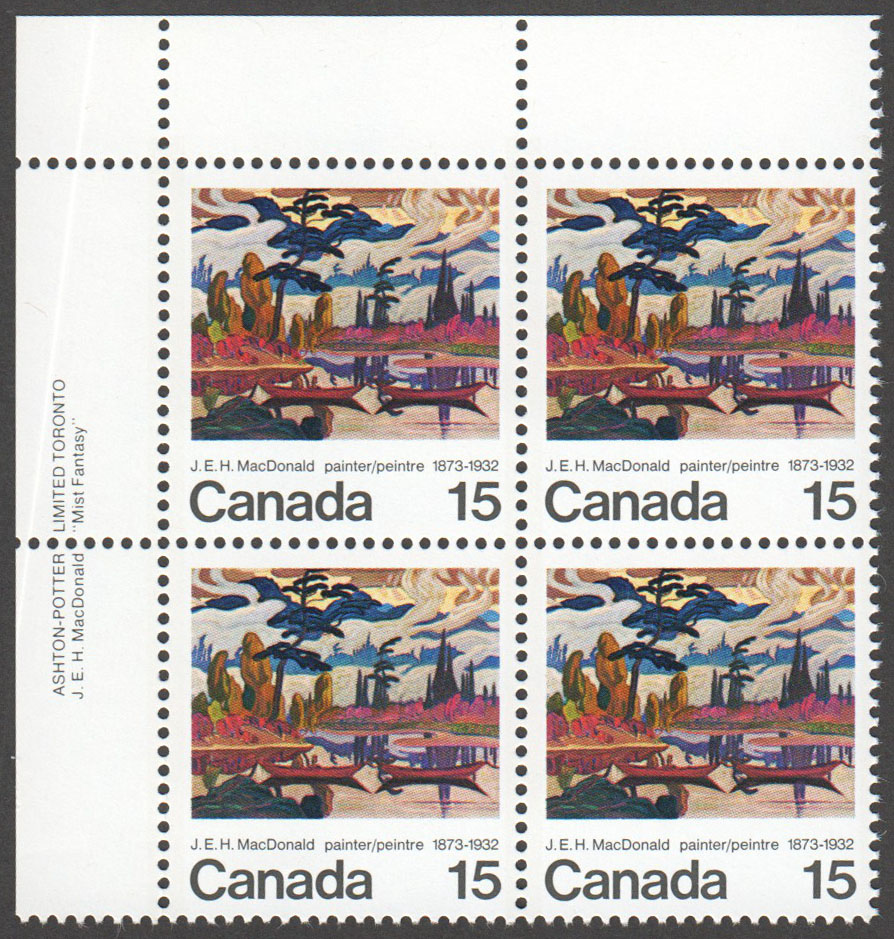 Canada Scott 617 MNH PB UL (A10-6) - Click Image to Close